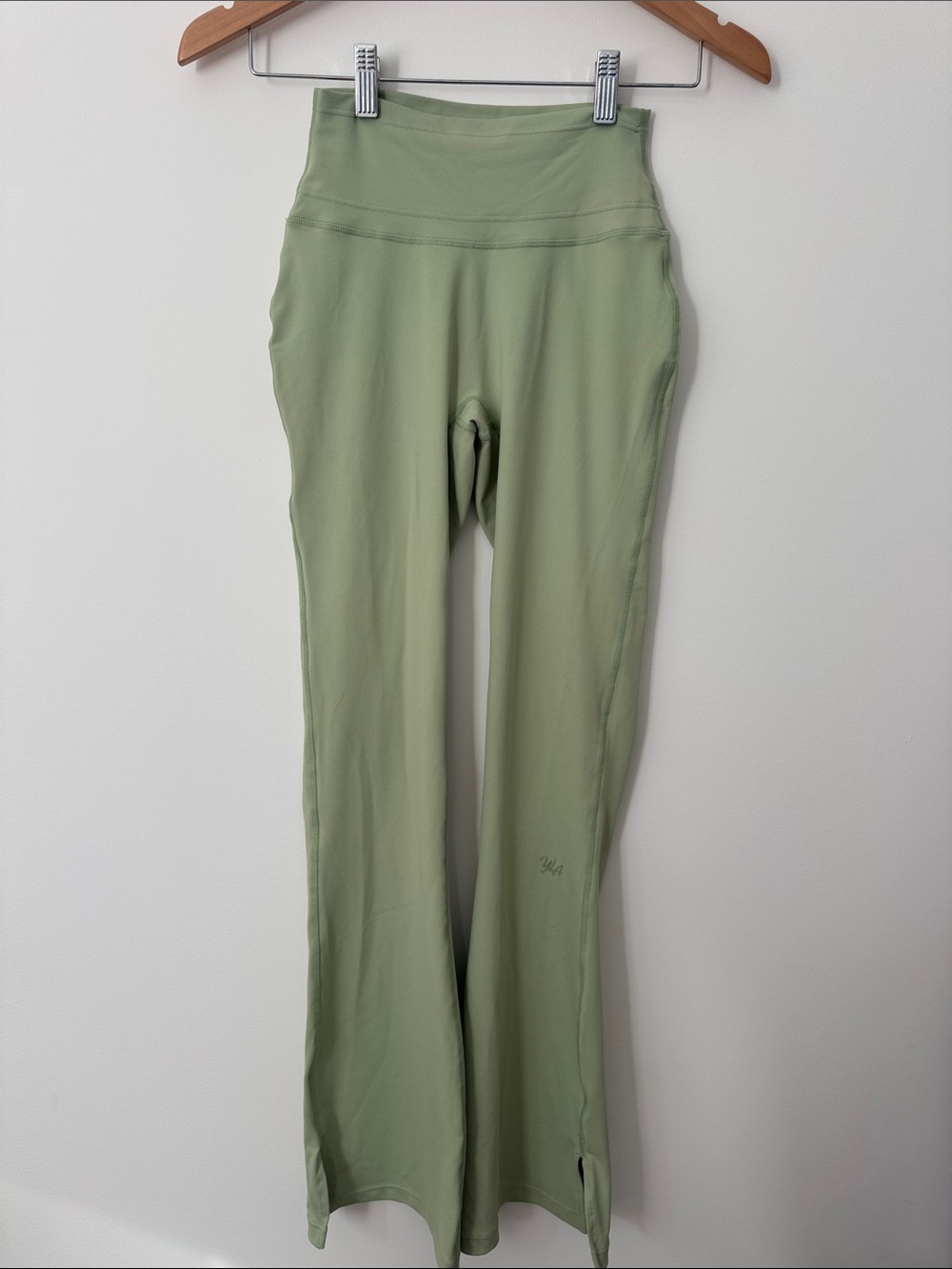 YoungLA Sage Green Flare Leggings